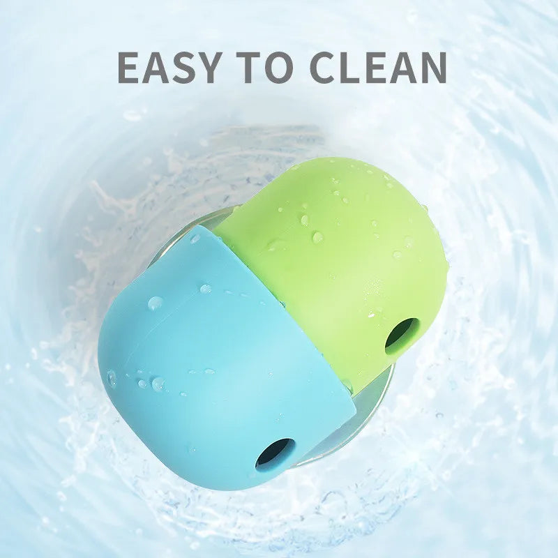 New 2 In 1 Pet Toys Products Dog Leakage Toy Ball Silicone
